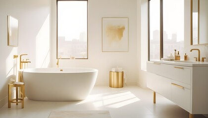Photo interior modern design room 3d illustration