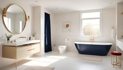 Photo interior modern design room 3d illustration