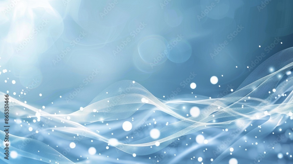 Poster cyberspace texture with particles flowing. concept of digital transfer. abstract background.