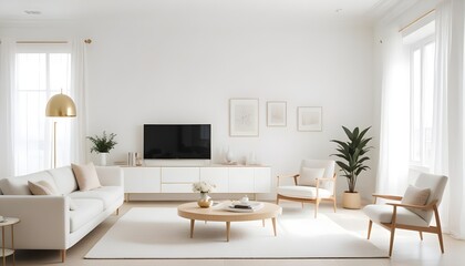 Photo interior modern design room 3d illustration