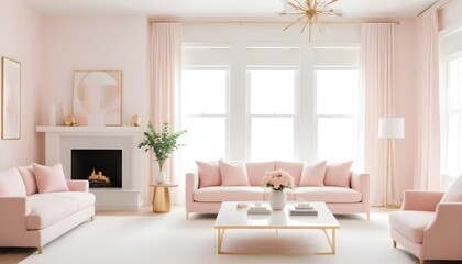 Photo interior modern design room 3d illustration