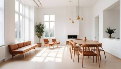 Photo interior modern design room 3d illustration