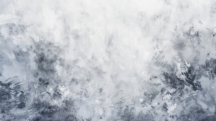 Abstract Grunge Wall Texture Background With White Light And Soft Grey Tones
