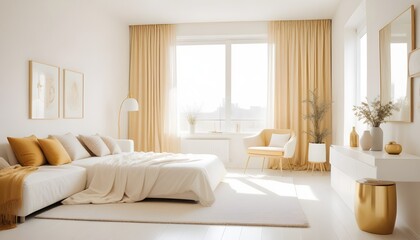 Photo interior modern design room 3d illustration