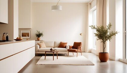 Photo interior modern design room 3d illustration