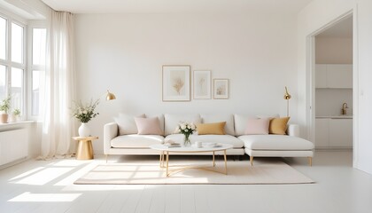 Photo interior modern design room 3d illustration