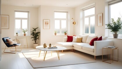 Fototapeta premium Photo interior modern design room 3d illustration