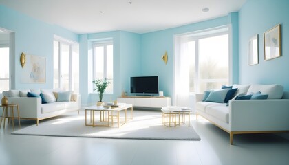 Fototapeta premium Photo interior modern design room 3d illustration