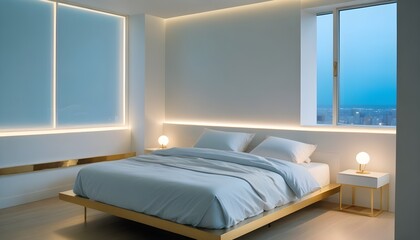 Photo interior modern design room 3d illustration