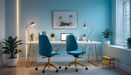 Photo interior modern design room 3d illustration