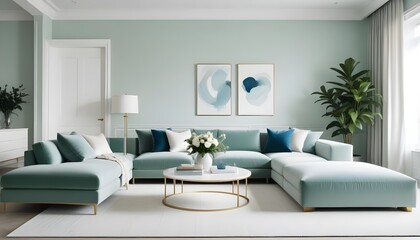 Photo interior modern design room 3d illustration