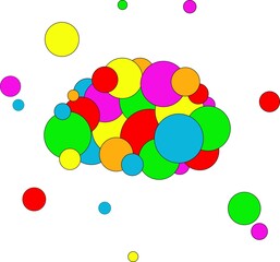 abstract background with circles