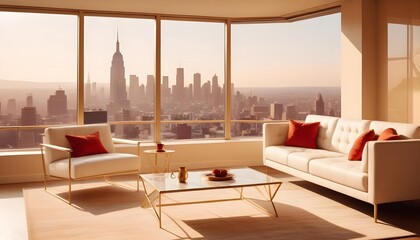 Photo interior modern design room 3d illustration