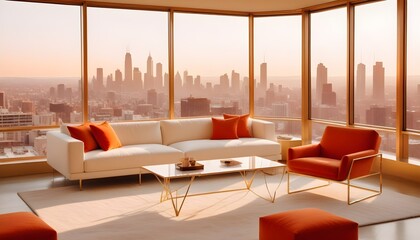 Photo interior modern design room 3d illustration