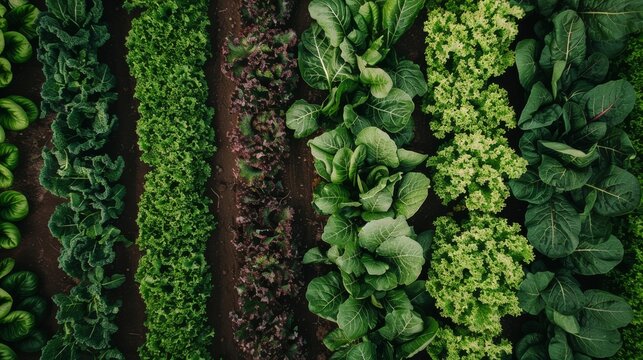 Diverse assortment of organic crops, highlighting the benefits of regenerative farming