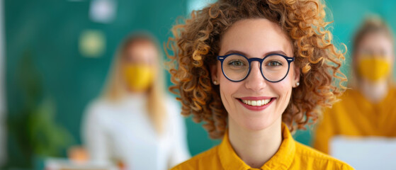 A group of artists feeling enthusiastic while discussing collaborative projects in a virtual meeting, Enthusiasm, Artistic Connection