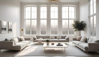Photo interior modern design room 3d illustration