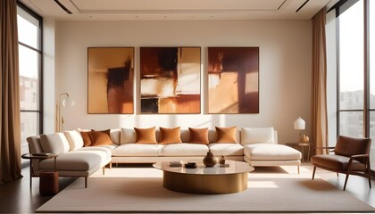 Photo interior modern design room 3d illustration