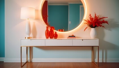 Photo interior modern design room 3d illustration