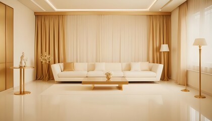 Photo interior modern design room 3d illustration
