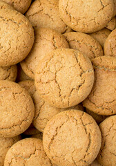 Oatmeal cookies are close. Healthy diet.