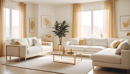 Photo interior modern design room 3d illustration