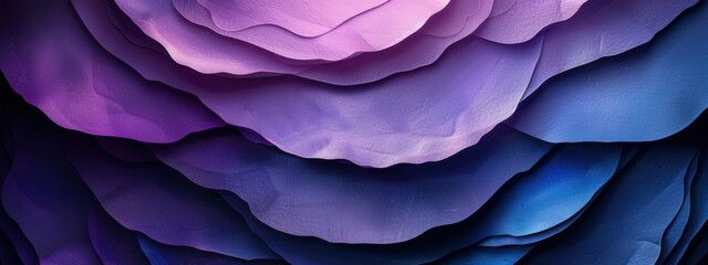 Fototapeta premium A minimalist background with a pattern of overlapping circles in shades of purple.