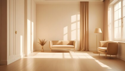 Photo interior modern design room 3d illustration