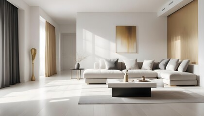Photo interior modern design room 3d illustration