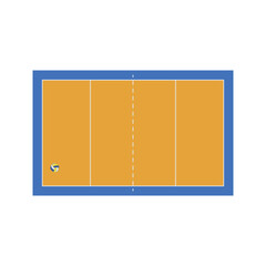 Sports field end equipment. Sports stadium or arena and ground vector