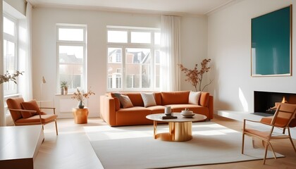 Photo interior modern design room 3d illustration