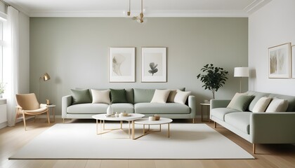 Photo interior modern design room 3d illustration