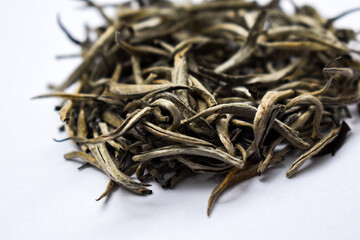 Loose Leaves Tea Isolated White