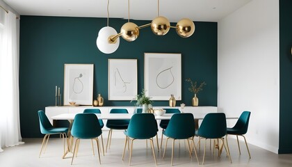 Photo interior modern design room 3d illustration