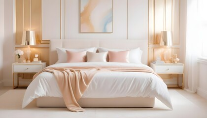 Photo interior modern design room 3d illustration