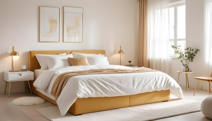Photo interior modern design room 3d illustration