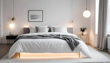 Photo interior modern design room 3d illustration