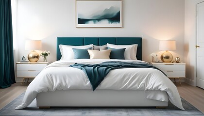 Photo interior modern design room 3d illustration