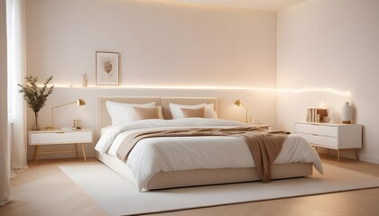 Photo interior modern design room 3d illustration