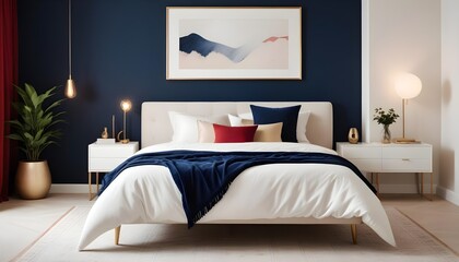 Photo interior modern design room 3d illustration