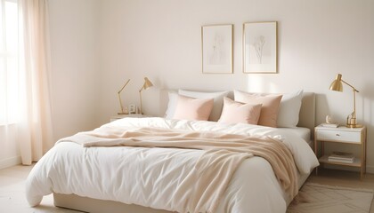 Photo interior modern design room 3d illustration