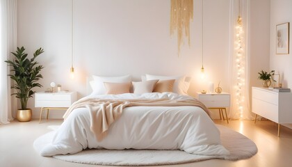 Photo interior modern design room 3d illustration