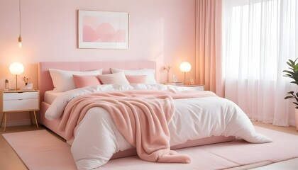 Photo interior modern design room 3d illustration