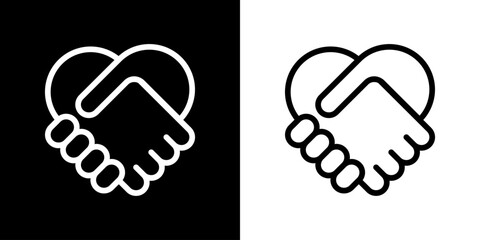 Deal icon. Business icon. Admin. Work Team. Black icon. Silhouette