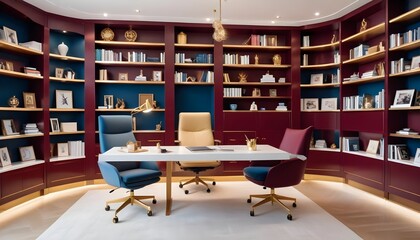 Photo interior modern design room 3d illustration