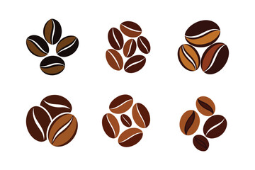 Coffee beans vector illustration