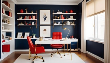 Photo interior modern design room 3d illustration
