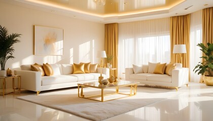 Photo interior modern design room 3d illustration