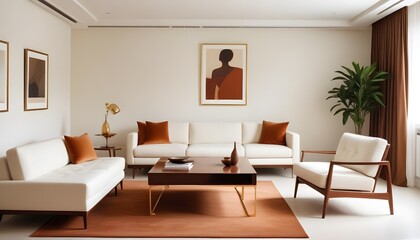 Photo interior modern design room 3d illustration