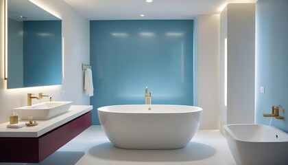 Photo interior modern design room 3d illustration